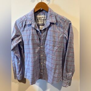Frank & Eileen Blue and Red Checkered women’s shirt
